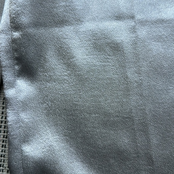 VINCE Silver Liquid Metallic Wide Leg Cropped Pants sz 2 NWOT XS - Picture 8 of 11